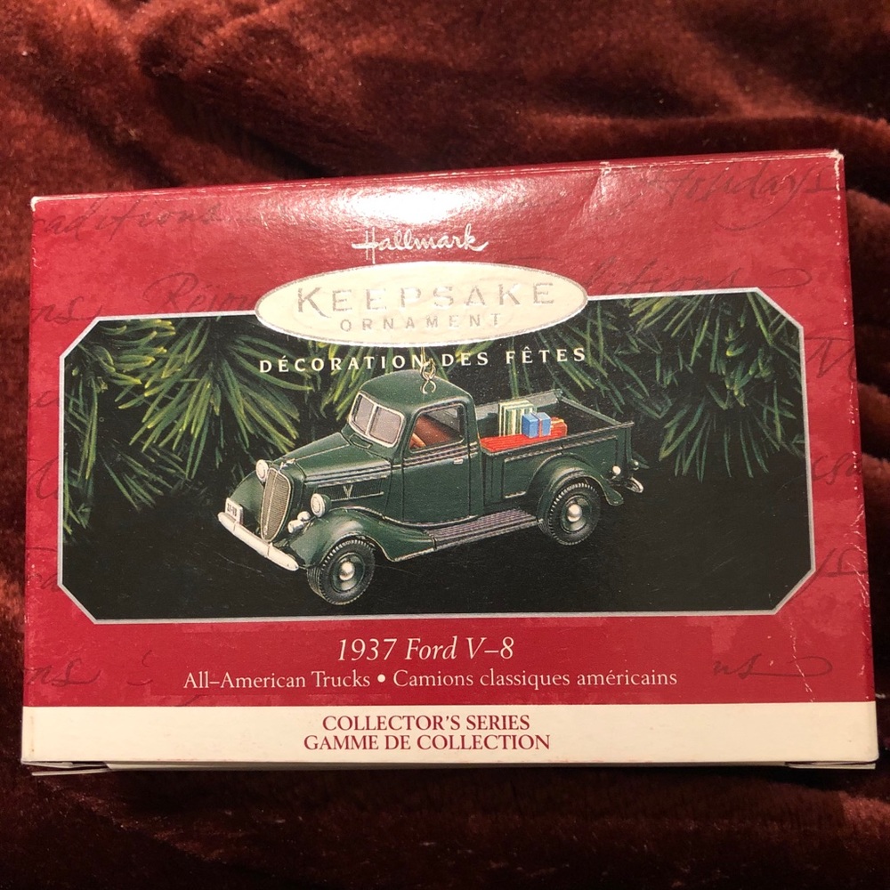 Hallmark keepsake ornament 1937 Ford V-8